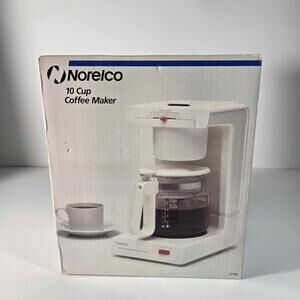 Norelco Dial-A-Brew 10 Cup Drip Coffee Maker CT162 1988 Vintage Factory Sealed